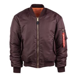 Blouson Bombers Aviateur MA1 - marron