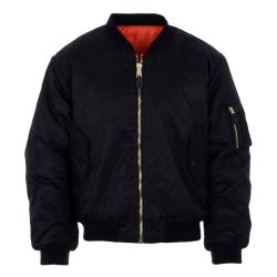 Blouson Bombers Aviateur MA1 - noir