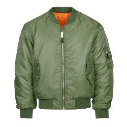 Blouson Bombers Aviateur MA1 - kaki