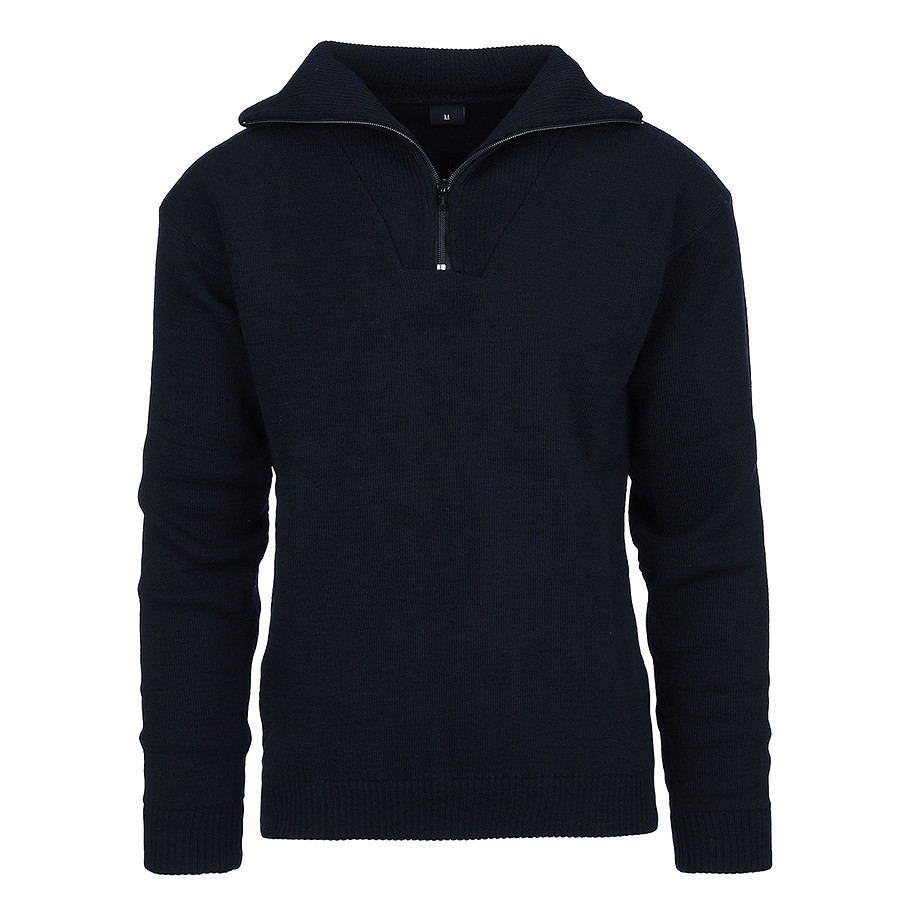 Pull marin "Auckland" col camionneur 100% laine – Image 2