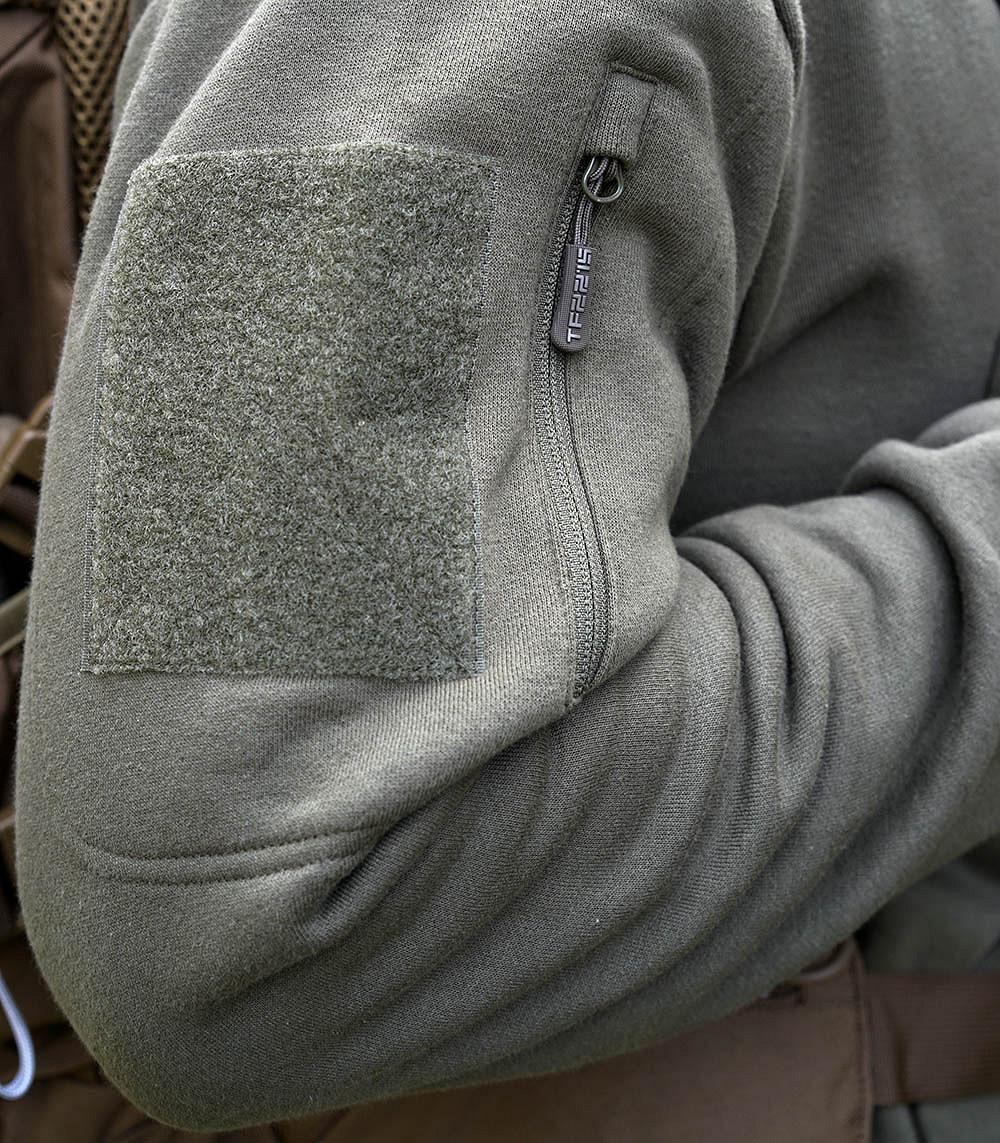 Sweat à capuche tactique avec zip – Image 4