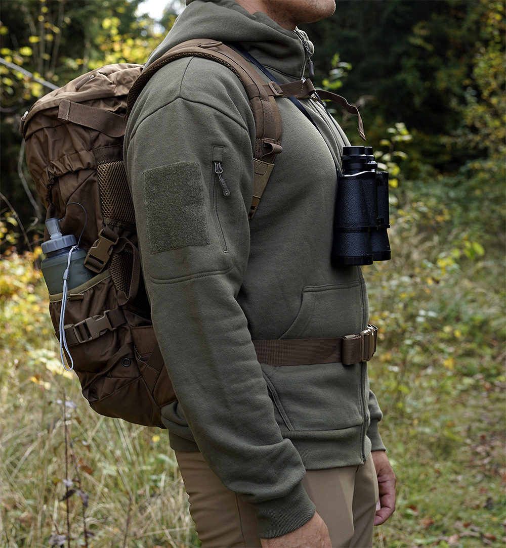 Sweat à capuche tactique avec zip – Image 5