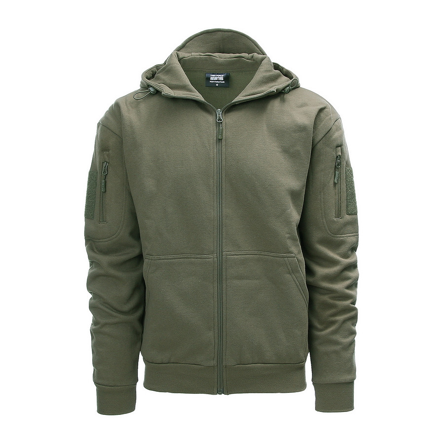 Sweat à capuche tactique avec zip – Image 6