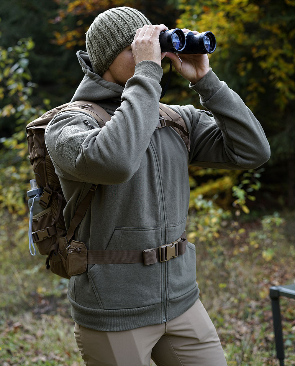 Sweat à capuche tactique avec zip – Image 10