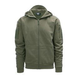 Sweat à capuche tactique avec zip