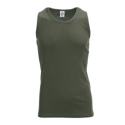 Débardeur 100% coton uni ou camouflage - kaki