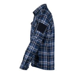 Chemise Contractor Outdoor à carreaux TF-2215 - bleu-gris