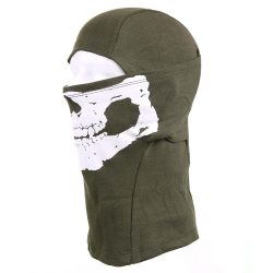 Cagoule 1 trou squelette - kaki