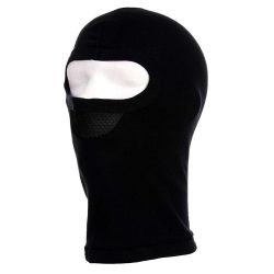 Cagoule 1 trou avec masque - noir