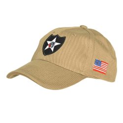 Casquette Baseball 2nd Infantery - sable