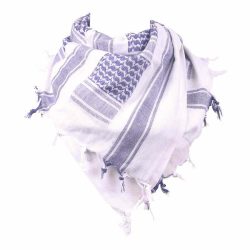 Keffieh foulard Palestinien - bleu-blanc