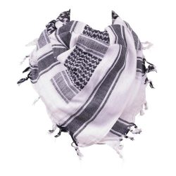 Keffieh foulard Palestinien - noir-blanc