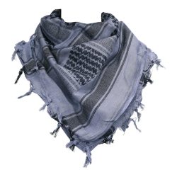 Keffieh foulard Palestinien - noir-gris