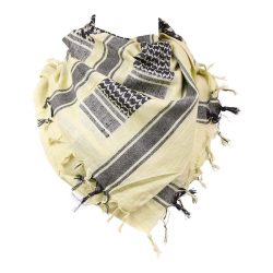 Keffieh foulard Palestinien - noir-sable