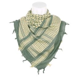 Keffieh foulard Palestinien - vert-beige