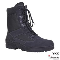 Chaussures intervention sniper zippées hautes - gris-loup