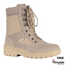 Chaussures intervention sniper zippées hautes - sable