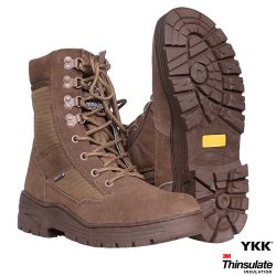 Chaussures intervention sniper zippées hautes - coyote