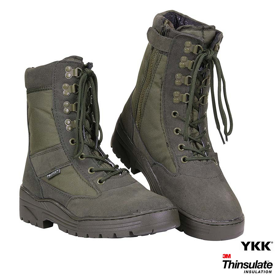 Chaussures intervention sniper zippées hautes