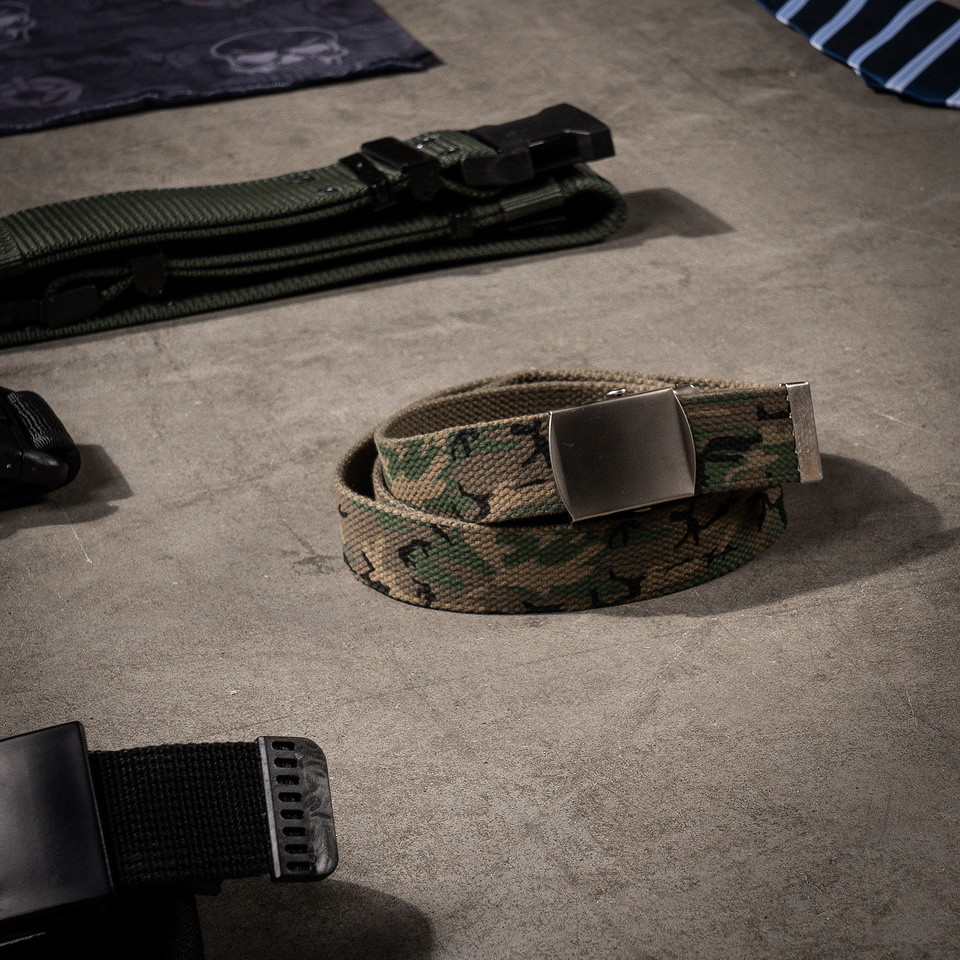 Ceinture toile 30mm avec boucle chromée – Image 9