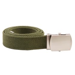 Ceinture toile 30mm avec boucle chromée