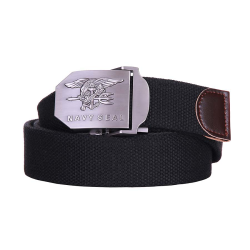 Ceinture toile 35mm Navy Seal - noir