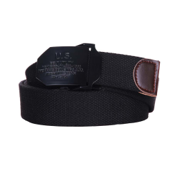 Ceinture toile 35mm US - noir