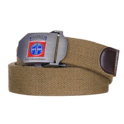 Ceinture toile 35mm 82nd Airborne - coyote
