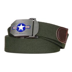 Ceinture toile 35mm US Air Force WWII - kaki