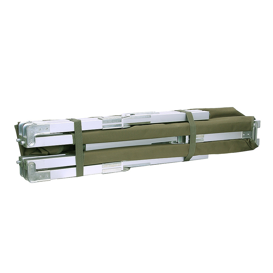Lit de camp pliable aluminium léger & robuste – Image 2