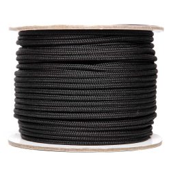 Rouleau de corde 3mm de 60m - noir