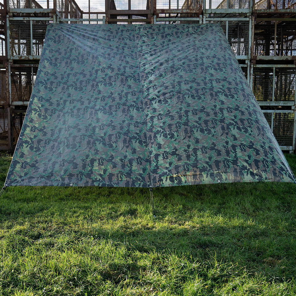Bâche camouflage Woodland 2.8 x 4m – Image 3