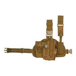 Holster molle cuisse pour droitier - sable