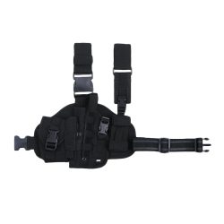 Holster molle de cuisse pour gaucher - noir
