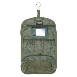 Trousse de toilette de camping pliable - kaki