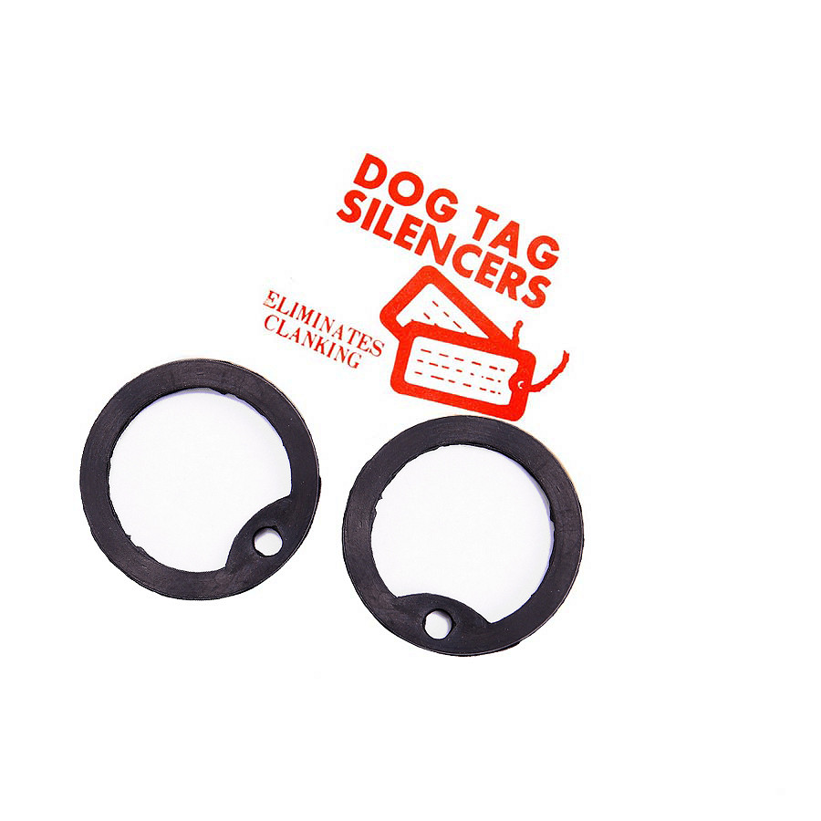 Dog tag , set de deux silencieux