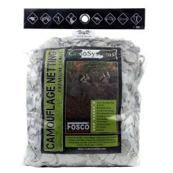Filet feuillage camouflage avec cordage 6m x 1,8m - camouflage-snow