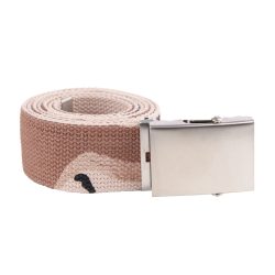 Ceinture toile 40mm avec boucle chromée - camouflage-desert-6clr