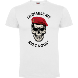 Tee shirt le diable rit avec nous Colo