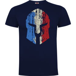 Tee shirt Spartan logo tricolore