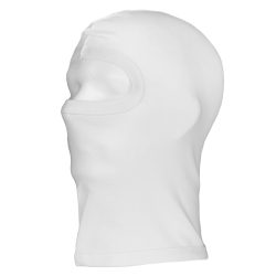 Cagoule 1 trou coton recon. - blanc