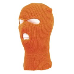 Cagoule 3 trous acrylique - orange