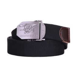 Ceinture toile 35mm Navy Seal - noir