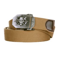 Ceinture toile 35mm Skull Star - coyote