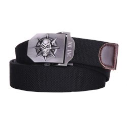Ceinture toile 35mm Skull Star