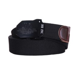 Ceinture toile 35mm US - noir