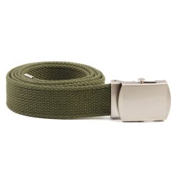Ceinture toile 30mm avec boucle chromée