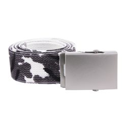 Ceinture toile 40mm avec boucle chromée - camouflage-urban