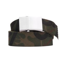 Ceinture toile 40mm avec boucle chromée