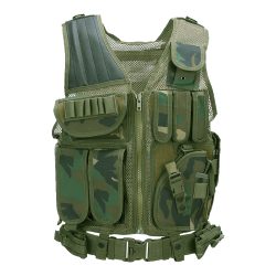 Gilet tactique prédator - camouflage-woodland